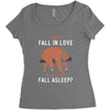 Why Fall In Love If You Can Fall Aslepp Women's Triblend Scoop T-shirt