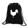 Chicken and Little Chick Drawstring Bags