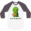 ninja diet (green) 3/4 Sleeve Shirt