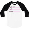practice your texting 3/4 Sleeve Shirt