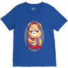 brown bear V-Neck Tee