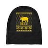 ugly sweater party beer bear funny Baby Beanies