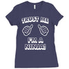 trust me i'm a ninja Ladies Fitted T-Shirt