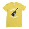 rockin' it old school bass Ladies Fitted T-Shirt