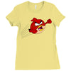 now with fists Ladies Fitted T-Shirt