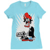 sad tee Ladies Fitted T-Shirt