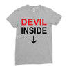 devil inside Ladies Fitted T-Shirt