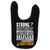 Strong Independent Motivated Sagittarius Baby Bibs