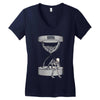 please wait Women's V-Neck T-Shirt