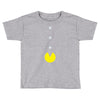 funny 80s pacman 'eating buttons' Toddler T-shirt