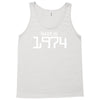 made in 1974 birthday celebration funny retro Tank Top