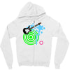 guitar retro music Zipper Hoodie