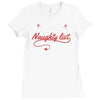 i'm on santa's naughty list Ladies Fitted T-Shirt