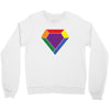 Rainbow LGBT Diamond Crewneck Sweatshirt