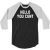 hello you c'nt 3/4 Sleeve Shirt