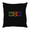 eat sleep radio Throw Pillow