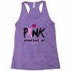 pink spread the hope Racerback Tank