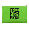 free high fives t shirt x large funny humor geek awesome highfive cool Accessory Pouches