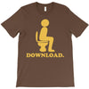 downloading poop T-Shirt