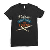 father the pilot the myth the legend Ladies Fitted T-Shirt