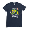 smash all the pots clearance Ladies Fitted T-Shirt