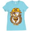 pirate owl Ladies Fitted T-Shirt
