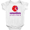 stylish retro hawaiian airlines Baby Onesie