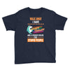 walk away i have anger issues and a serious dislike for stupid people Youth Tee