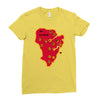 isla nublar Ladies Fitted T-Shirt