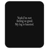 haunted leg Mousepad