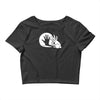 rabbit silhouette Crop Top