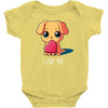 puppy love Baby Bodysuit