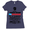 Donald trump The D Is Missing Ladies Fitted T-Shirt