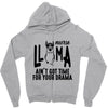 nurse lama Zipper Hoodie