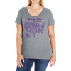 catmerica Ladies Curvy T-Shirt