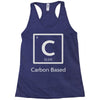 carbon based organism Racerback Tank