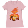beautiful sunset Ladies Fitted T-Shirt