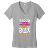Class of 2017 Proud GrandMother Graduation Women's V-Neck T-Shirt