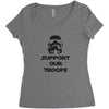 support our troops Women's Triblend Scoop T-shirt
