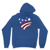 disstressed america flag heart Unisex Hoodie