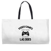 video games dont make me vidlent lag does Weekender Totes