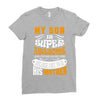 My Son Is Super Awesome His Mother Ladies Fitted T-Shirt
