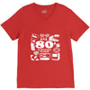 80s survival guide cassette high V-Neck Tee
