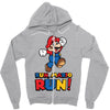 run, mario run Zipper Hoodie