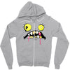 halloween face Zipper Hoodie