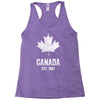 Canada Est 1867 Racerback Tank