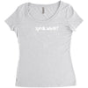 speak whale Women's Triblend Scoop T-shirt
