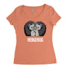 hedgehug Women's Triblend Scoop T-shirt