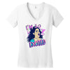 i'm soo excited Women's V-Neck T-Shirt