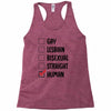 Lgbt Checklist Racerback Tank